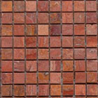 Marble Mosaic : Red Travertine.