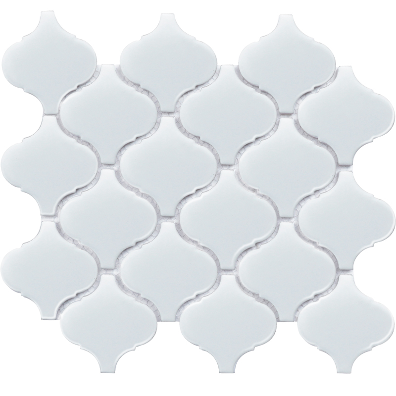Керамическая мозаика в виде формы фонаря Latern White Glossy (DL1001).