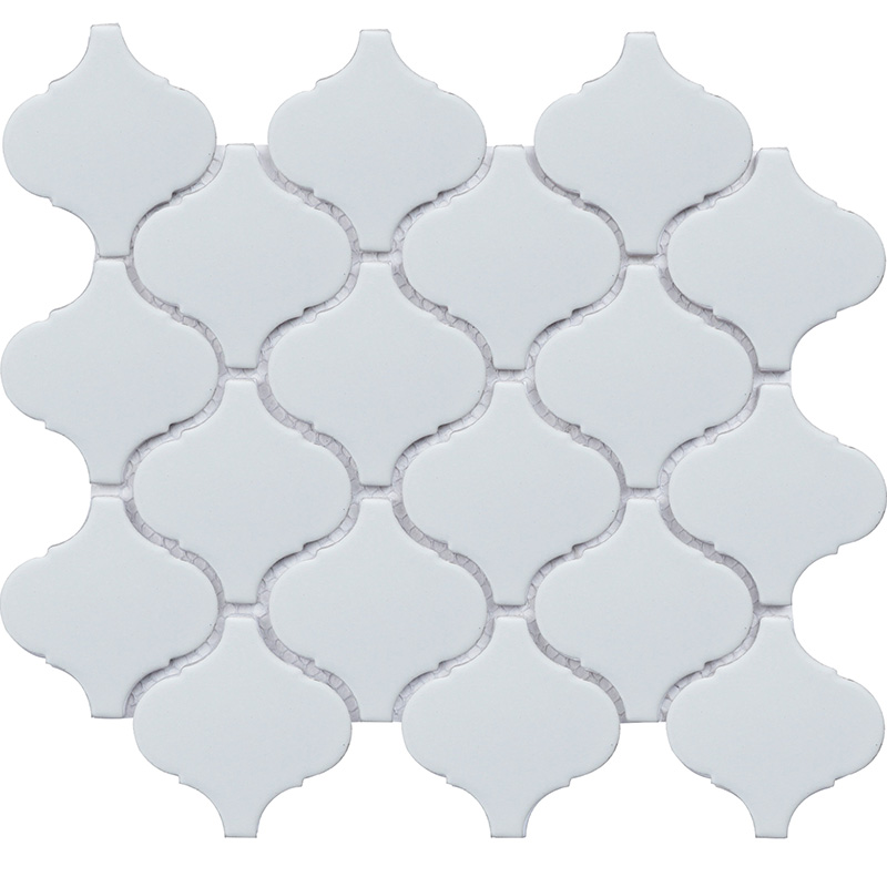 Керамическая мозаика в виде формы фонаря Latern White Matt (DL1005) 