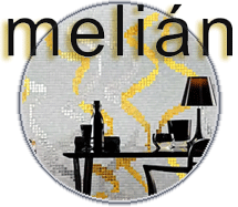 Стеклянная мозаика на сетке Melian.